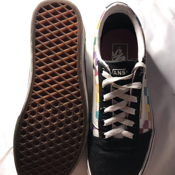 Muti color lace up old school vans - Picture 7 of 7